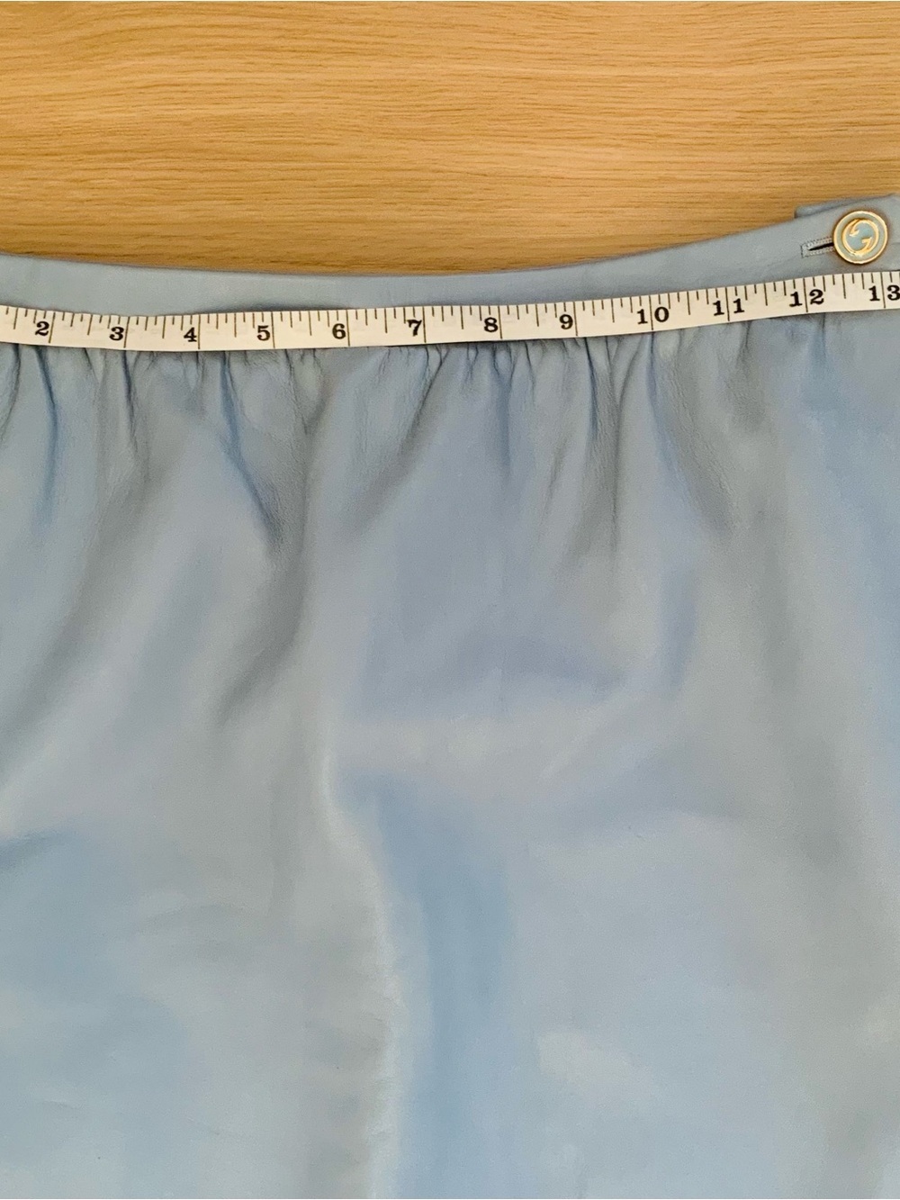 GUCCI SKIRT FRENCH PLONGE
BRIGHT BABY BLUE - Picture 9 of 10